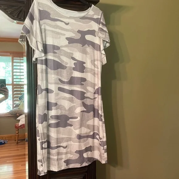 Grey camouflage dress Grey camouflage dress